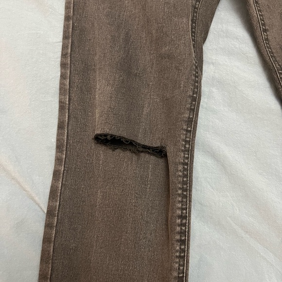 Zara black Ripped skinny jeans - Picture 3 of 4